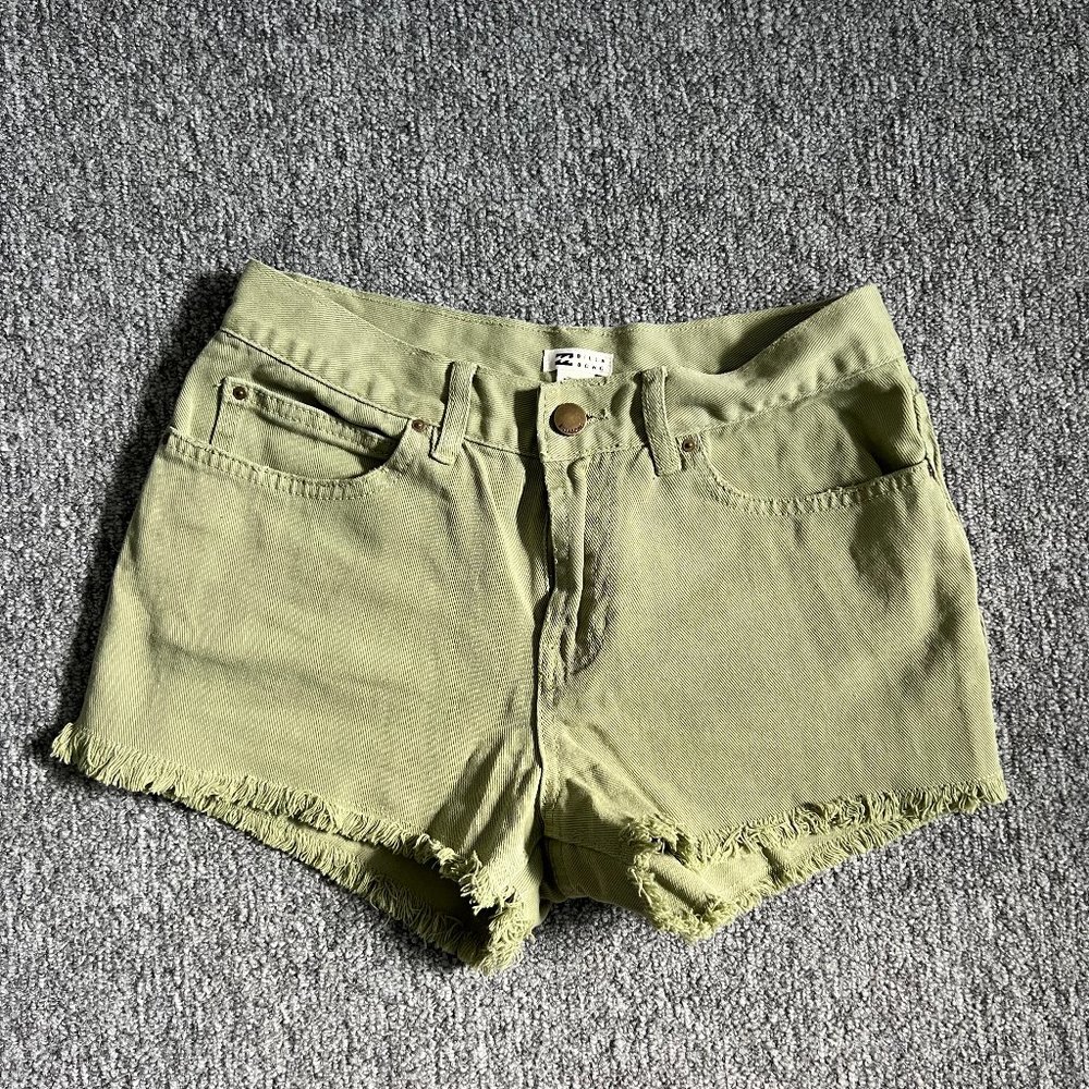 Billabong shorts size 26 army green
